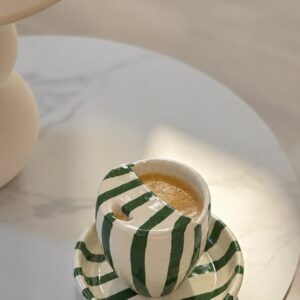 take away cup with plat